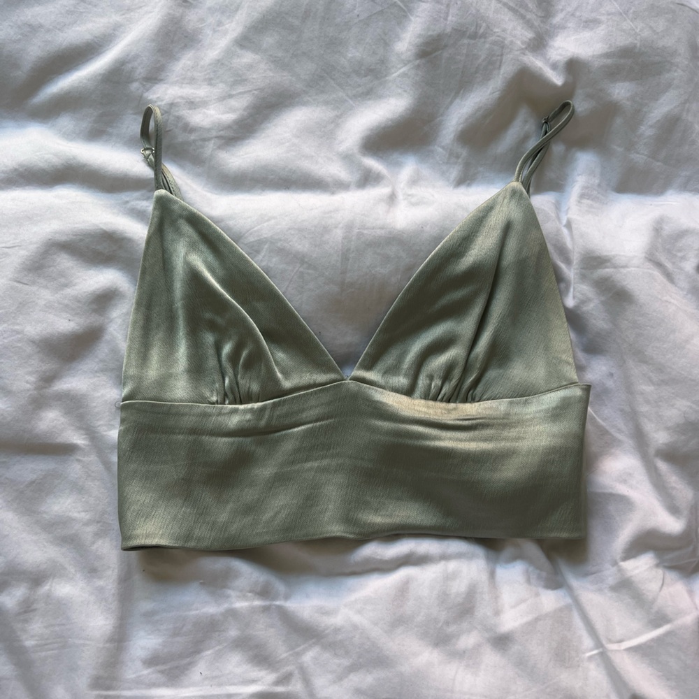 Zara Silky Crop Top / Bralette